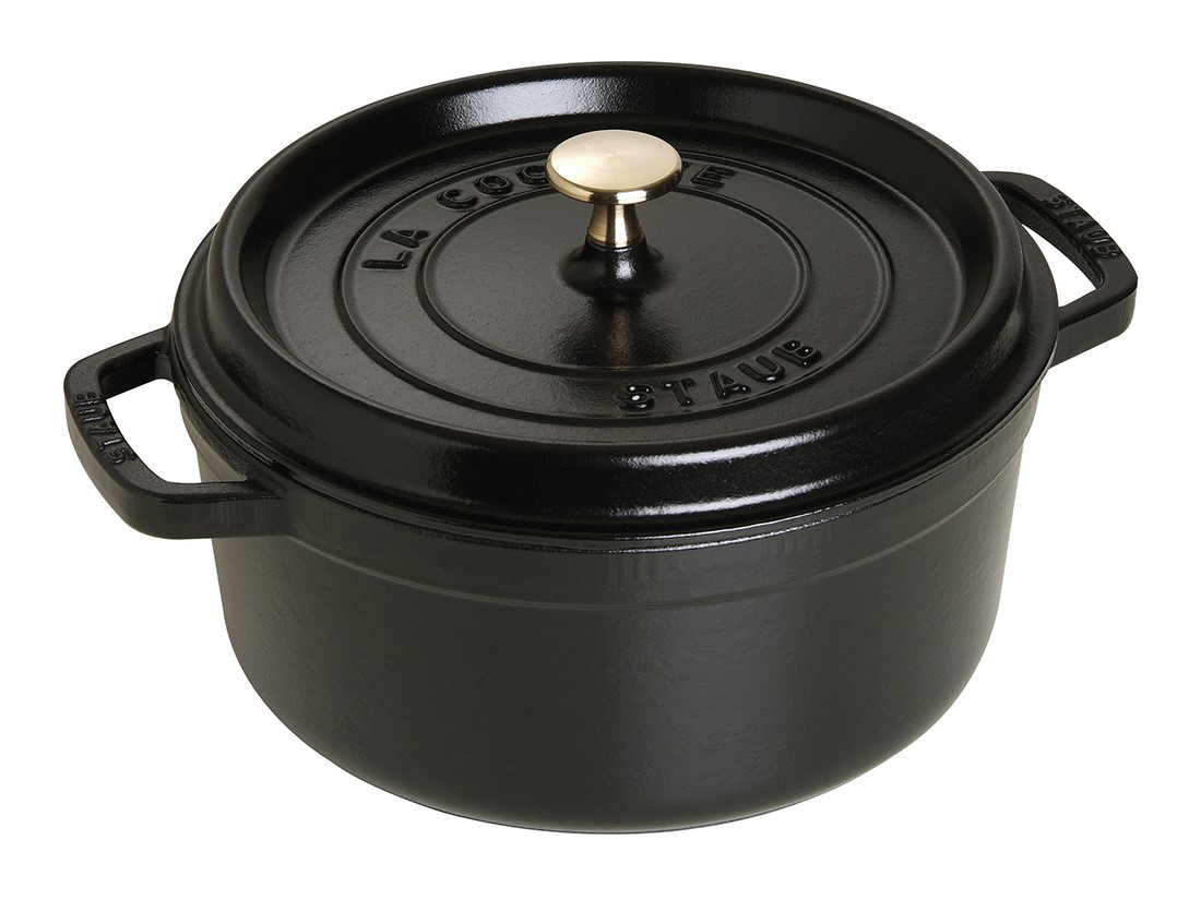Litinový hrnec s poklicí Cocottes Staub černá 26 cm 5,2 l